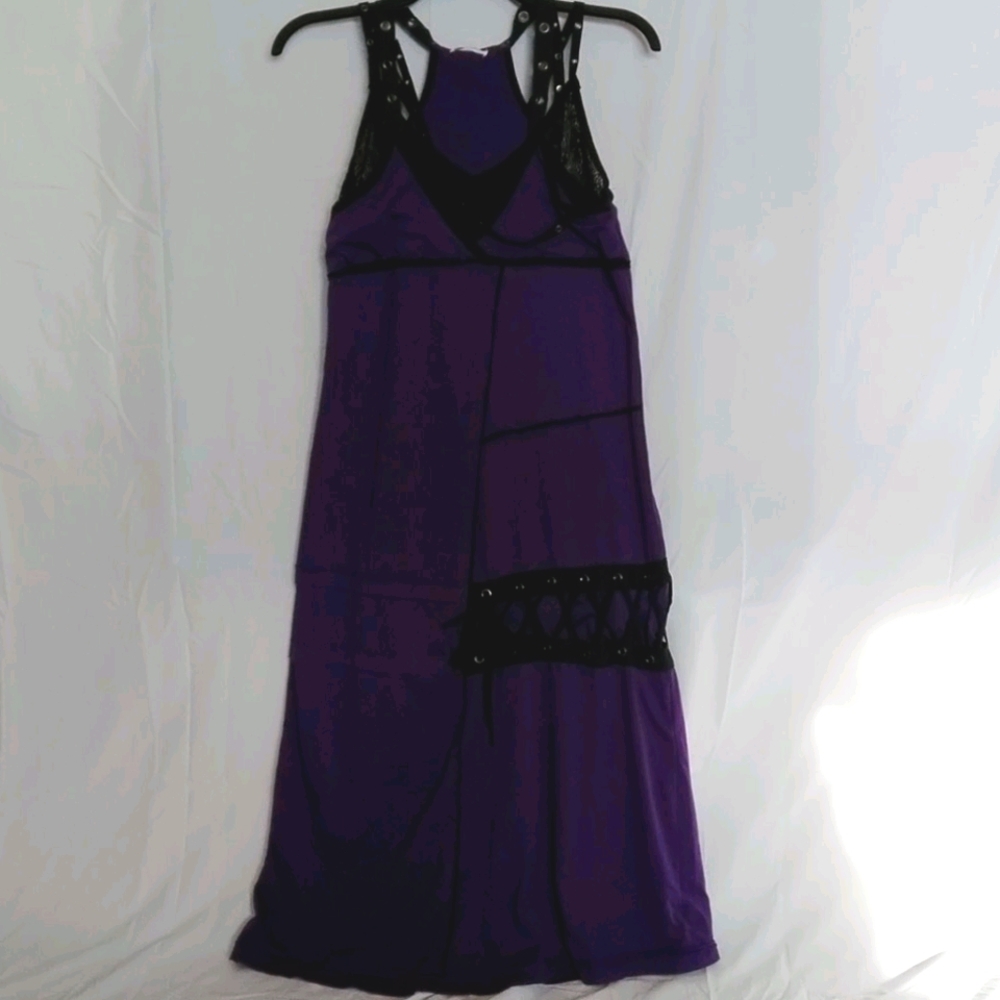 Marley and Chunky Purple Gothic sundress